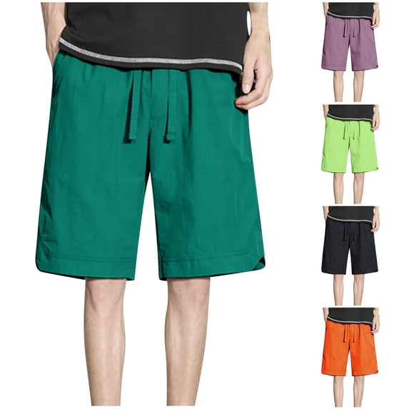 RYDCOT Men's Hiking Nylon Shorts Quick Dry Outdoor Travel Shorts for Men with Multi Pockets for Fishing Camping Casual Purple