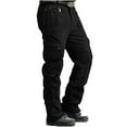 thumbnail image 1 of RYDCOT Men's Hiking Tactical Pants Lightweight Cotton Outdoor Cargo Trousers with Zip Pockets Black, 1 of 6