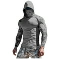 thumbnail image 1 of RYDCOT Men's Performance Fishing Hoodie Shirt UPF 50+ Sun Protection Long Sleeve Shirts Dark Gray L(L), 1 of 3