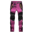 thumbnail image 1 of RYDCOT Men's Quick Dry Pants, Outdoor Pants with Pocket, Color Blocked Sports Cargo Work Hiking Pants Hot Pink XXXXXL(XXXXXL), 1 of 8