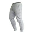thumbnail image 1 of RYDCOT Men's Slim Fit Jogging Sweatpants, Suitable for Running and Fitness Activities, Bottom Binding Sports Pants Gray, 1 of 6
