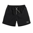 thumbnail image 1 of RYDCOT Men's Summer Plus Size Thin Fast-drying Beach Trousers Casual Sports Short Pants Black M, 1 of 2