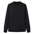 thumbnail image 1 of RYDCOT Men's Warm Crewneck Casual Sweater Chunky Knit Sweater Classic Casual Sweaters Black, 1 of 4