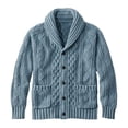 thumbnail image 1 of RYDCOT Mens Cardigan Sweater Knit Button Down V-neck Casual Long Sleeve Fall Winter Sweaters Blue, 1 of 5