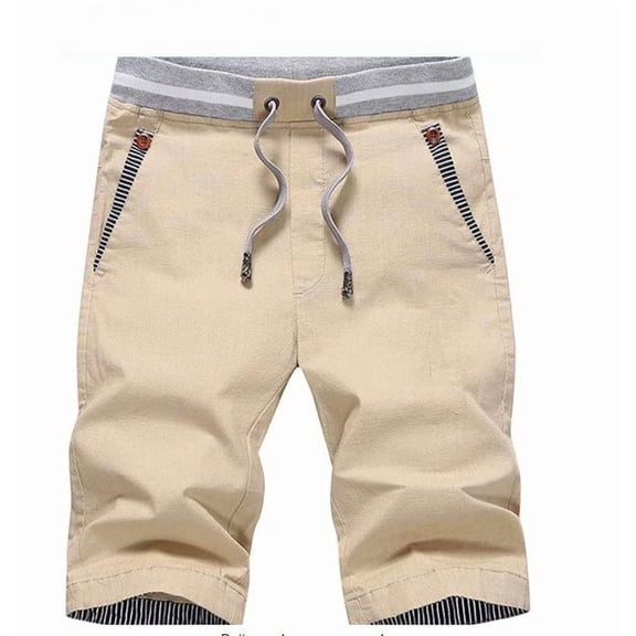 RYDCOT Mens Casual Comfortable Workout Shorts Drawstring Zipper Pockets Elastic Shorts Black XL