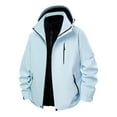 thumbnail image 1 of RYDCOT Mens Hoodies Regular Fit Zip up Hoodie with Pockets Long Sleeve Running and Fitness Hooded Jacket Light Blue, 1 of 9