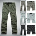 thumbnail image 1 of RYDCOT Mens Outdoor Hiking Pants Lightweight Quick Dry Zip Fishing Travel Camping Pants Khaki, 1 of 3