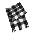 thumbnail image 1 of RYDCOT Mens Winter Warm Long Soft Scarf Plaid Tassel Scarf for Men Soft Classic Scarves, 1 of 2