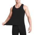 thumbnail image 1 of RYDCOT Mens Winter Warm thermal Undershirt Tank Top Fleece Lined Underwear Sleeveless Vest Base Layer Shirts Black, 1 of 3