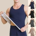 thumbnail image 1 of RYDCOT Mens Winter Warm thermal Undershirt Tank Top Fleece Lined Underwear Sleeveless Vest Base Layer Shirts Khaki, 1 of 3