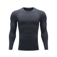 thumbnail image 1 of RYDCOT Mens thermal Shirt Long Sleeve Base Layer Lightweight Moisture Warm Athletic Long Sleeves Black XL(XL), 1 of 7