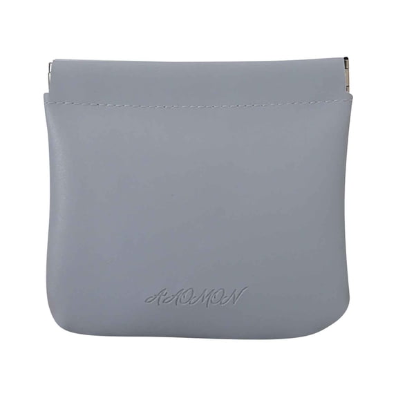 RYDCOT PU Leather Pocket Cosmetic Bag for Purse, Coin Purse Lipstick Cosmetic Accessories Travel Pouch for Storage, Waterproof Portable No Zipper Self-closing Small Makeup Pouch