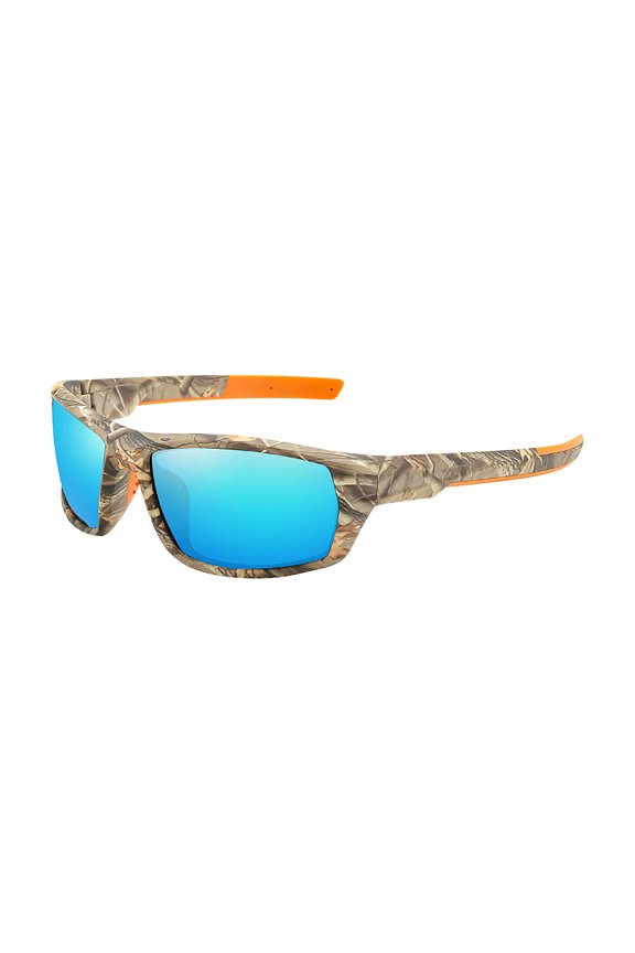 Polarized Sports Sunglasses for Men, Mens Sunglasses Wrap Around UV Protection for Cycling Fishing Driving (1 Pcs)