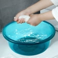 thumbnail image 1 of RYDCOT Round Plastic Wash Basin, Thicken Large Capacity Anti Slip Wash Basin, Washing Face Clothes Basin for Home Dormitory (1Pcs), 1 of 6