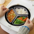 thumbnail image 1 of RYDCOT Silicone Slow Cooker Liners Compatible, Slow Cooker Divider Allows Cooking Three Different Meals At Once Time, Reusable Silicone Divider Insert, Dishwasher Safe, BPA Free., 1 of 6