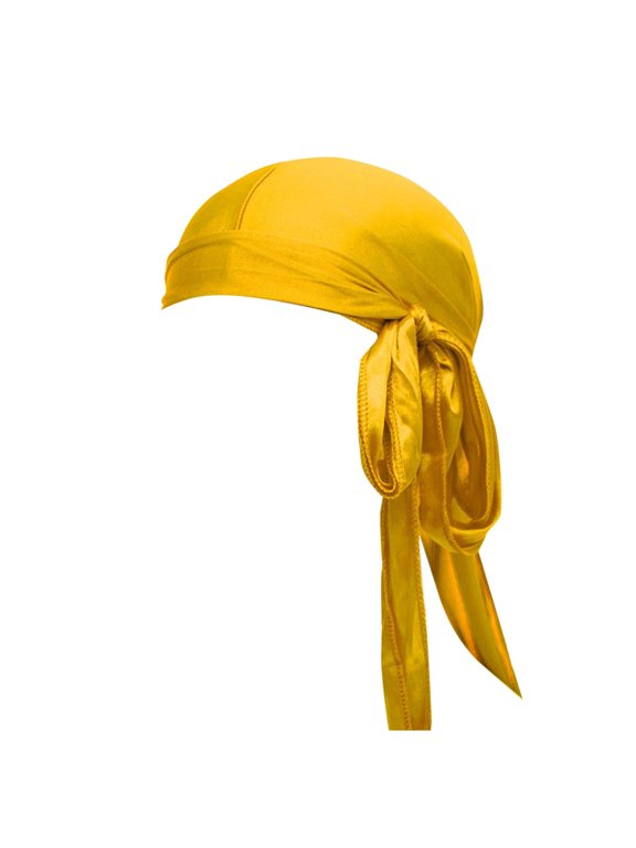 Silky Durag – Ice Silk Durag for Men & Women | Perfect for Waves, Braids & Locs | Wide Long Tail