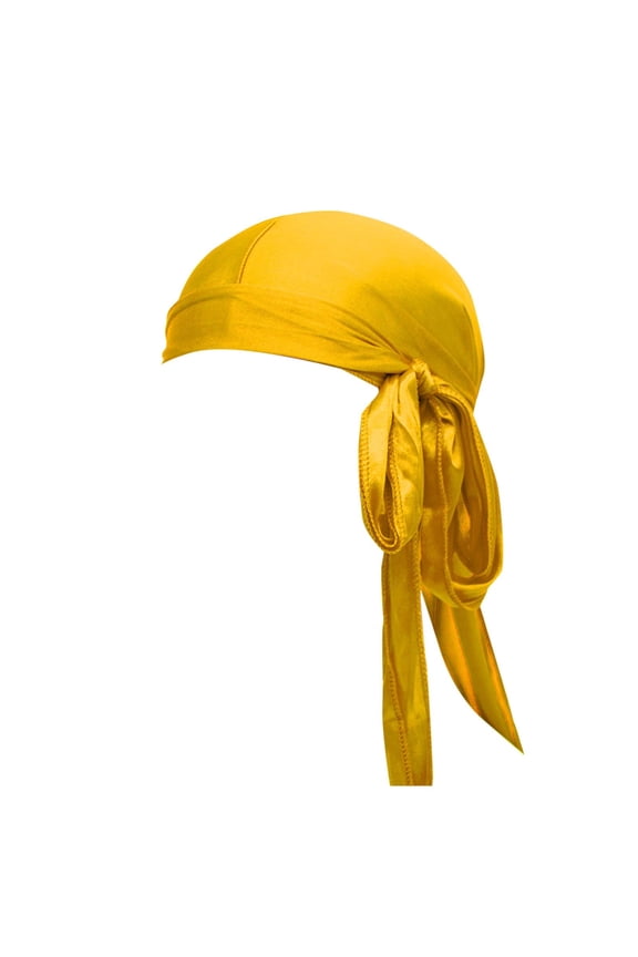 Silky Durag – Ice Silk Durag for Men & Women | Perfect for Waves, Braids & Locs | Wide Long Tail