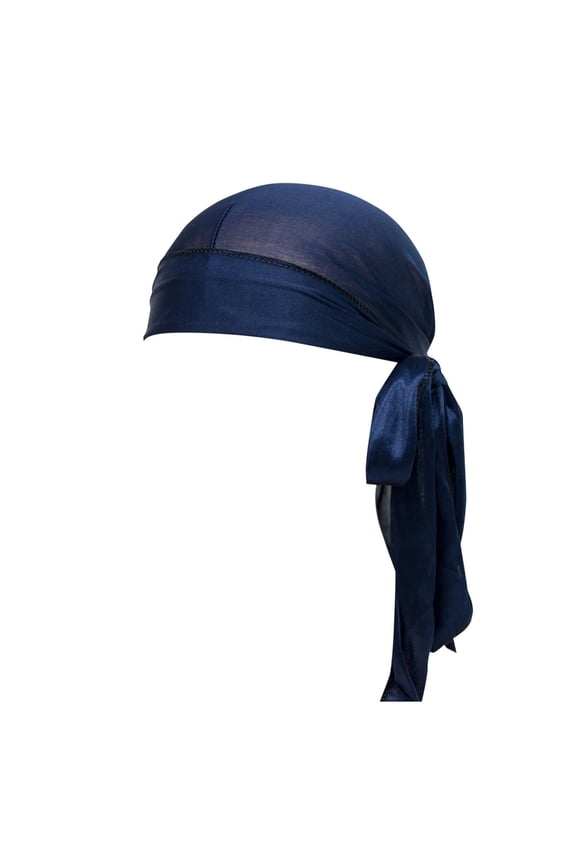 Silky Durag – Ice Silk Durag for Men & Women | Perfect for Waves, Braids & Locs | Wide Long Tail