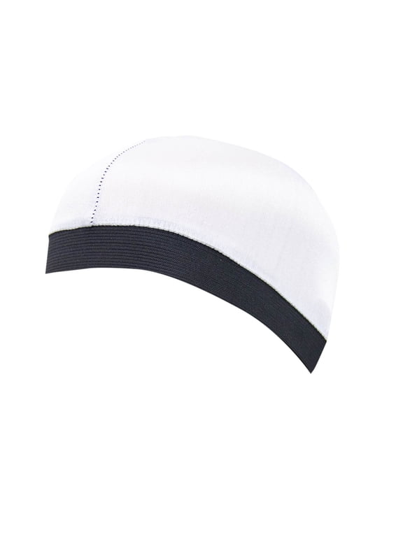 Silky Wave Caps for Men Women 360 Durag Cap Skull Cap Elastic Satin Hat Beanie Cap