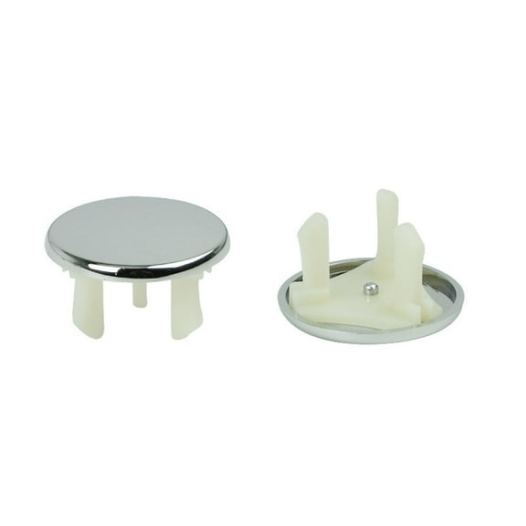 RYDCOT Sink Overflow Ring, Bathroom Kitchen Sink Basin Trim Overflow Cover Hole Insert Cap Chrome (1 Pcs)