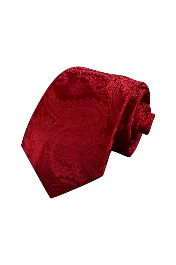Skinny Ties for Men Mens Necktie formal Business Satin Silk Slim Tie Woven Paisley Jacquard Thin Tie Wedding Party