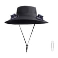 thumbnail image 1 of RYDCOT Solar Fan Hat, Wide Brim Sun Cap with 2 Solar Sun Protection Fans, USB and Solar Powered Fan Hat, 3 Speed Adjustable Fan Hat, 1 of 4