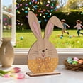 thumbnail image 1 of RYDCOT Stereoscopic Easter Decorations, Wooden Patterneds and Egg Table Decorations Happy Easter Decorations Suitable for Easter Party Decorations (1pcs), 1 of 6