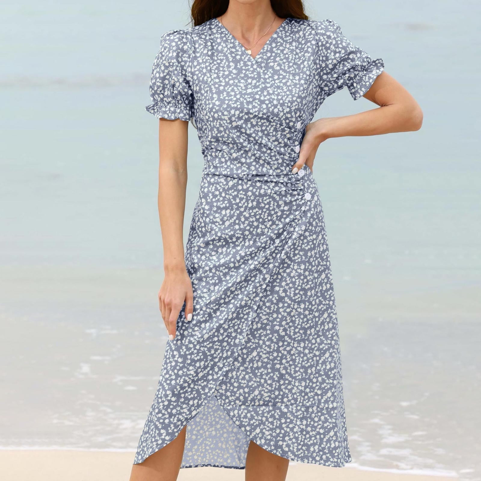 Maternity Dress For Baby Shower Maternity V-Neck Casual Dress - Short Sleeve Baby Shower & Pregnancy Dress Women's V-neck Casual Pregnancy Dress Baby Shower Outfit Maternity Dress For Baby Shower Maternity V-Neck Casual Dress - Short Sleeve Baby Shower & Pregnancy Dress Women's V-neck Casual Pregnancy Dress Baby Shower Outfit
