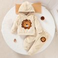 thumbnail image 1 of RYDCOT Toddler Baby Boys' Joggers Set 2 Piece Fleece Pullover Hoodie and Pants Set Matching Outfit for Little Boys Fall Winter Clothing Set Sales, 1 of 9