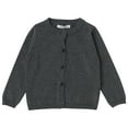 thumbnail image 1 of RYDCOT Toddler Girl Boy Knit Cardigan Sweater Round Neck Long Sleeve Open Front Button Down Sweater Kids Fall Winter Clothes 1-6 Years Sale or Clearance, 1 of 2