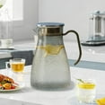 thumbnail image 1 of RYDCOT Unbreakable Clear Plastic Pitcher with Lid, BPA-Free, Heat-Resistant Small Plastic Water Pitcher for Tea, Sangria, Lemonade, Juice, Milk, 1 of 6
