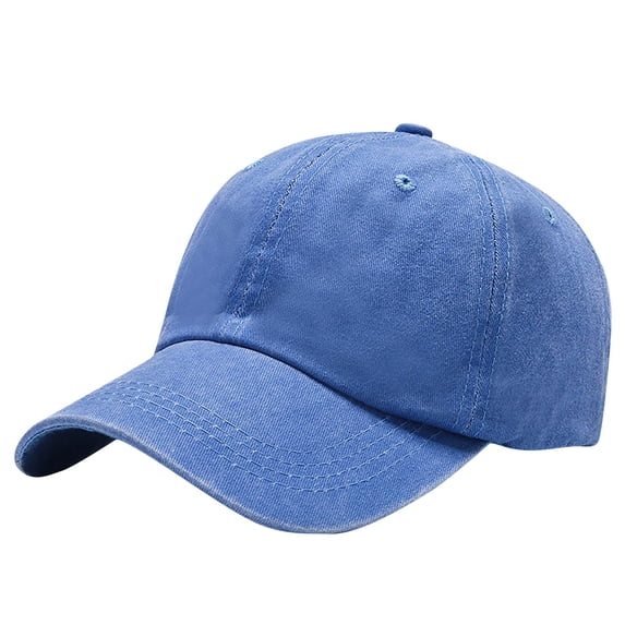 RYDCOT Vintage Cotton Washed Baseball Caps Unstructured Low Profile Adjustable Distressed Dad Hat for Men Women Sky Blue