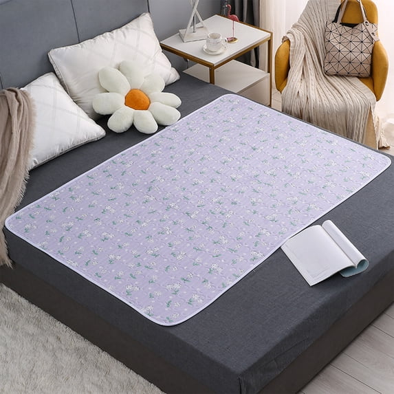 RYDCOT Waterproof and Washable Large Bed Pad, Reusable Washable Waterproof Mattress Protector, for Elderly Care Incontinence Protection Menstrual and Child Bedwetting (1Pcs, 59x39 In)