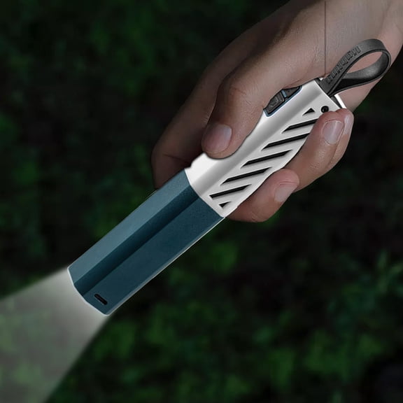 RYDCOT White Lasers Flashlight, Rechargeable Outdoor Portable LED Flashlight, Mini LED Outdoor Camping Hiking Flashlight, Portable Charging Lighting