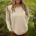 thumbnail image 1 of RYDCOT Women Oversized Hoodies Long Sleeve Solid Color Sweatshirts Lightweight Tunic Pullover 2024 Fall Trendy Clothes Clearance, 1 of 4