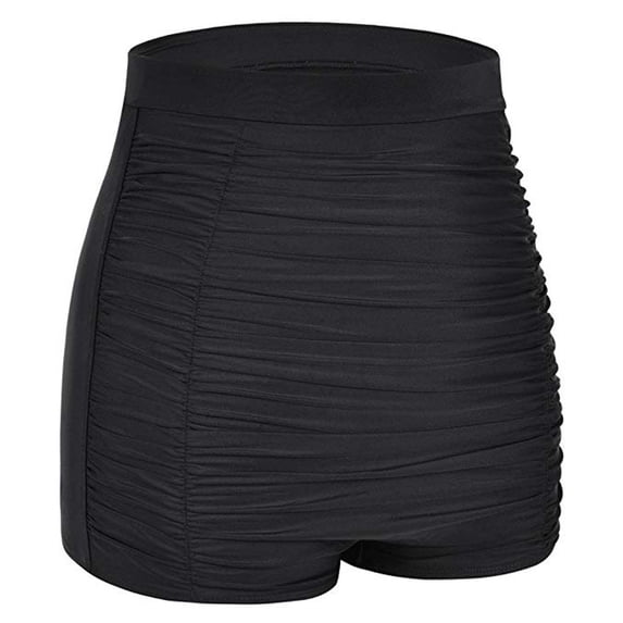 RYDCOT Women Plus Size High Waist Bikini Bottoms Swim Briefs Beach Shorts Ruched Bottom