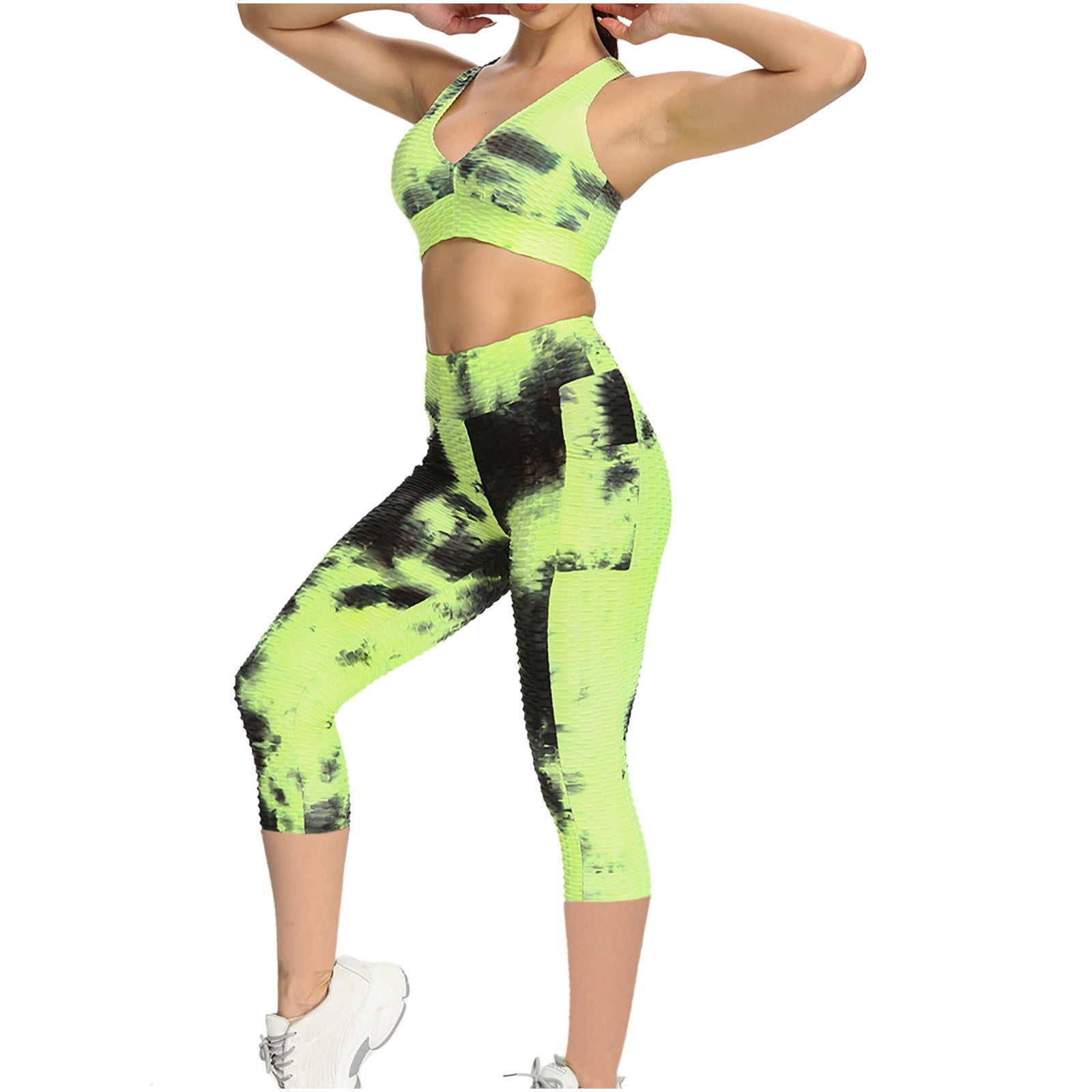 RYDCOT Women Workout Leggings Fitness Sports pocket Yoga Athletic Pants 