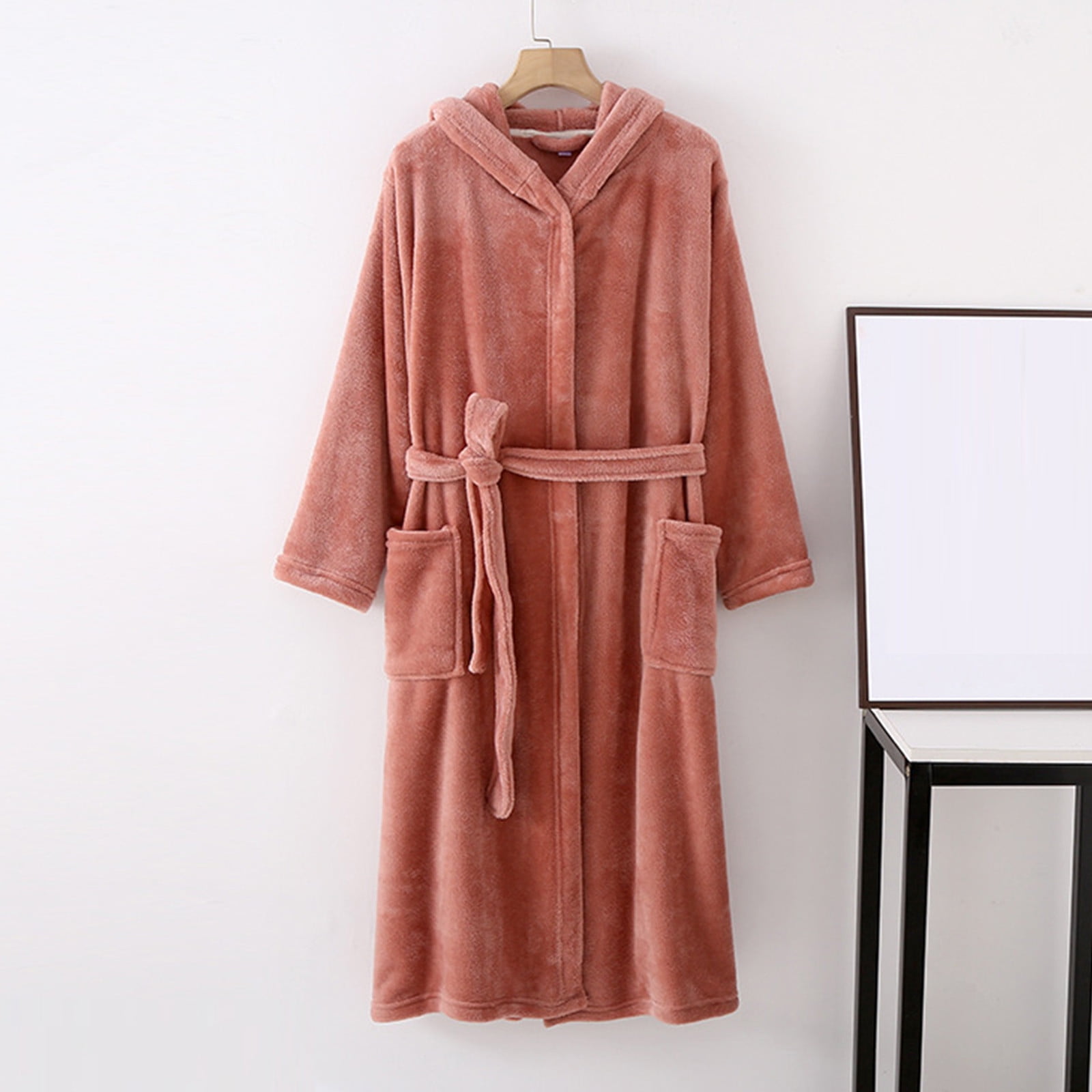 RYDCOT Women's Fashion Pajamas Robe Bathrobe Lengthening Keep Warm Long ...
