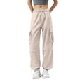thumbnail image 1 of RYDCOT Women's Hiking Pants Quick Dry Lightweight Cargo Pants Water Resistant Multi Pockets Golf Travel Work Camping Khaki, 1 of 7