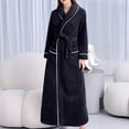 thumbnail image 1 of RYDCOT Womens Robes Long Plush Thick Warm Plush Bathrobe for Women, Long Fluffy Comfy House Coat Long Flannel Sleepwear, 1 of 3