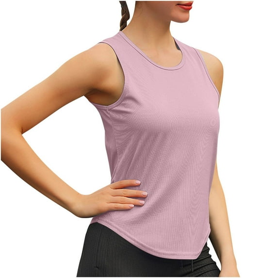 RYDCOT Workout Tops for Women Athletic Tanks Summer Tops for Women 2025 Sleeveless Exercise Yoga Gym Tops Lightweight Running Shirts Today Sales