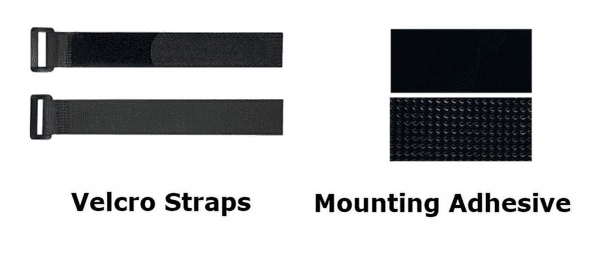 RYDEEN DMR-001 — Velcro Straps & Mirror Mounting Adhesive for DIY Install (360 View, TOMBO 360 & TOMBO 360X Already Included in Kits)