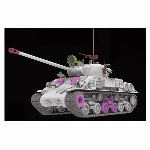 RYE FIELD 5150 1/35 Israeli Tank M50 Mk2 SUPER SHERMAN Assembly Model Kit