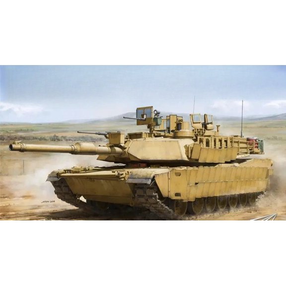 RYE RM5026 1/35 M1A2 SEP ABRAMS TUSK I/TUSK II 2 IN 1 With Full Interior Model Kit