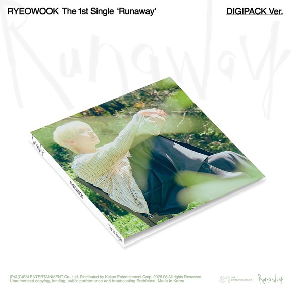 RYEOWOOK - [RUNAWAY] 1st Single Album DIGIPACK Version
