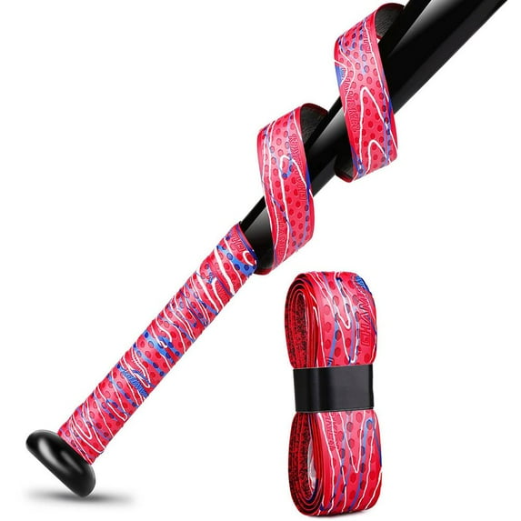 Bat Grip Tape Baseball & Softball Bat Grip Tape Various Colors Cushioned D9U5