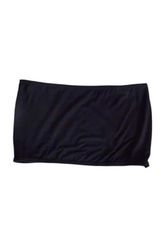 Black One-Size Seamless Beautiful Back Bra For Women Without Steel Ring, Strapless, One-Shoulder, Anti-Exposure Inner Wear