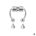 thumbnail image 1 of RYGRZJ Solid Color Magnetic False Nose Ring, 1 of 8