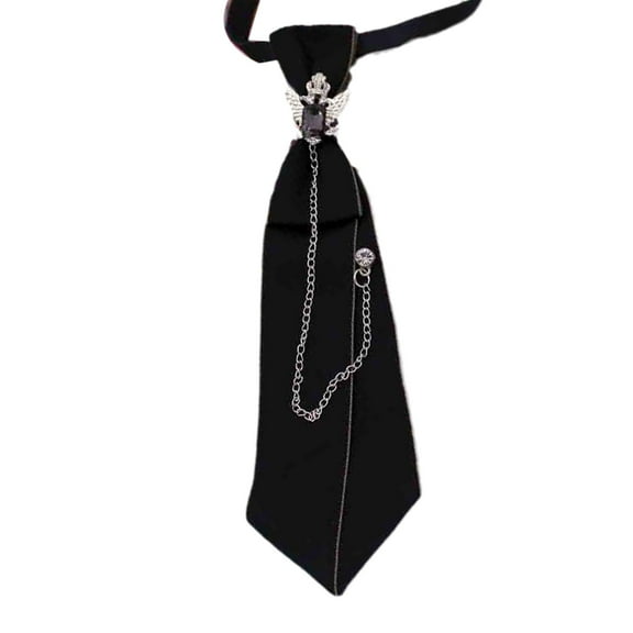 RYGRZJ Style 10 Black Tie College Style Tie Female Decoration