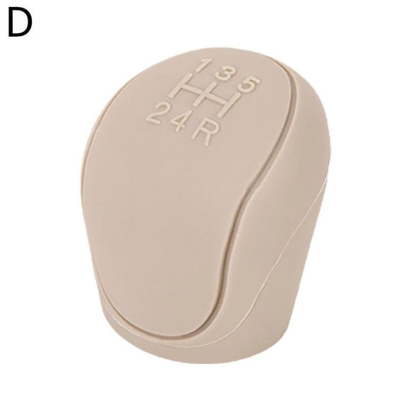 RYGRZJ Universal Car Shift Knob Cover Auto Soft Silicone 5 Speed Gear Shift Knob Head Cap Anti-Slip Car Vehicle Lever Shift Knob Boots K9J9